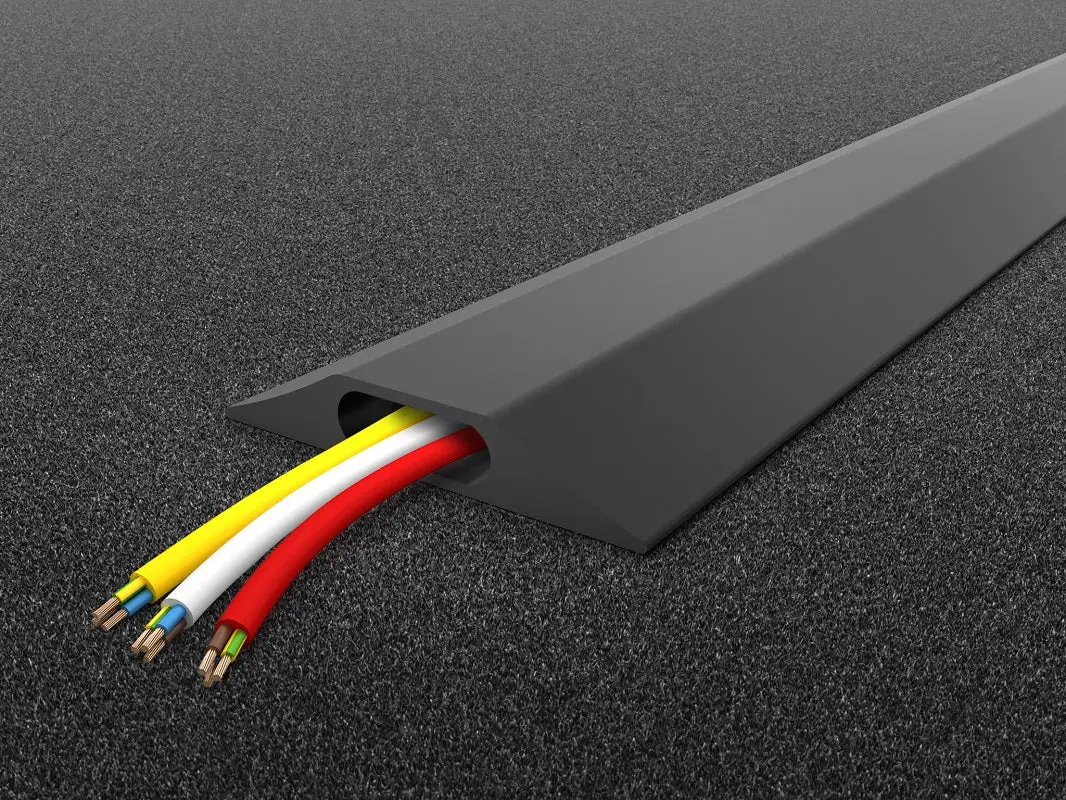 Pvc Floor Cable Protectors - 14Mm Or 30Mm Channel 1