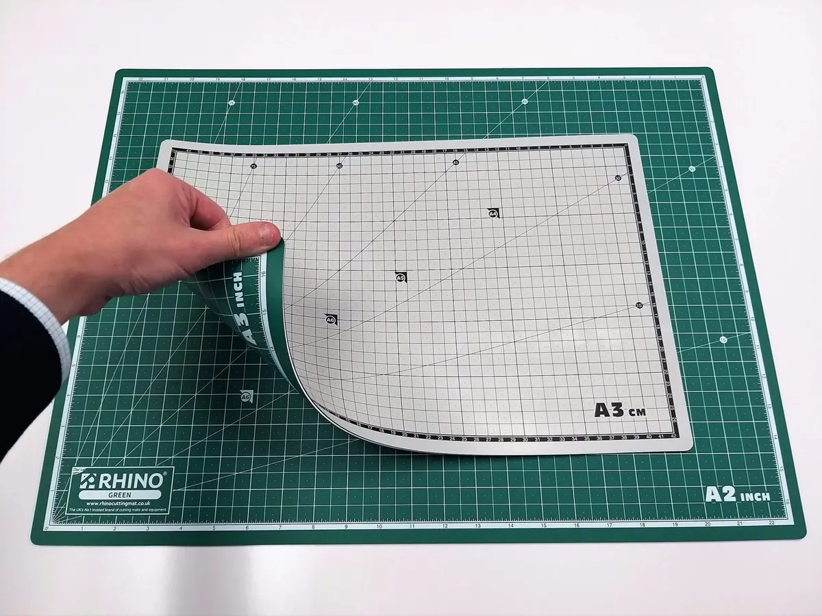 A3 Self Healing Cutting Mat - Green 2