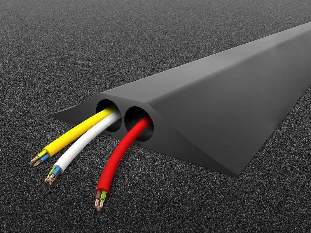 Heavy-Duty Dual Channel Cable Protector 1