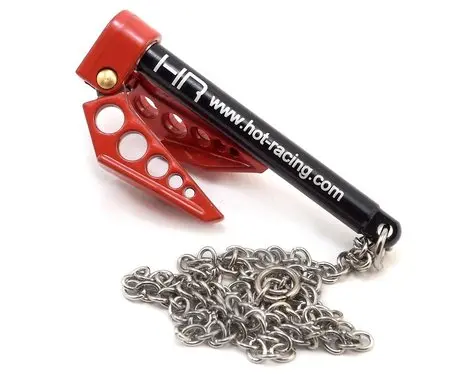 Hot Racing 1/10 Portable Fold Up Winch Anchor (Red/Black) (Acc838f02) 1
