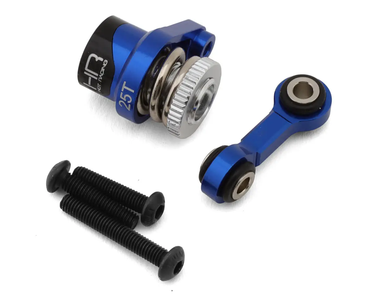 Hot Racing Cnc Aluminum Servo Saver For Traxxas® Mini Maxx® (Blue) (25T) (Hrammx48sh25t) 1