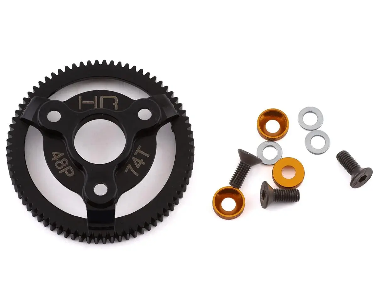 Hot Racing Traxxas 48P Hardened Steel Spur Gear (74T) (Hraste874) 1
