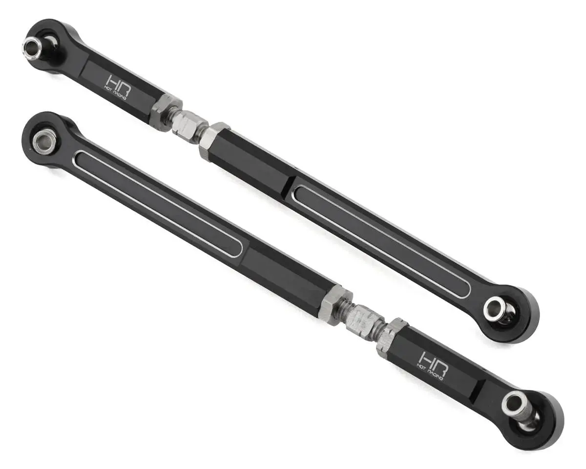 Hot Racing: Adjustable Steering Links For Traxxas X-Maxx (Black) (2) (Xmx49a01) 1