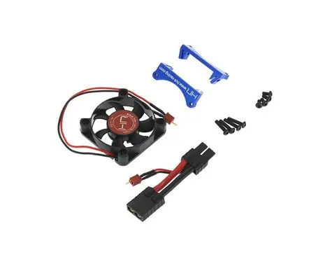 Hot Racing 50Mm X-Maxx Monster Blower Fan Kit (Blue) (Xmx505f06) 1