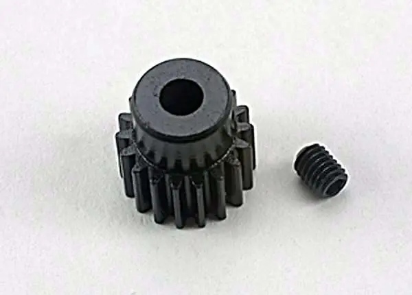 Traxxas Gear, 18-T Pinion (48-Pitch) / Set Screw (1918) 1