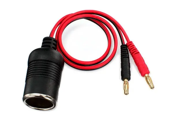 Traxxas Adapter, 12V (Female) (To Bullet Connectors) (2980) 1