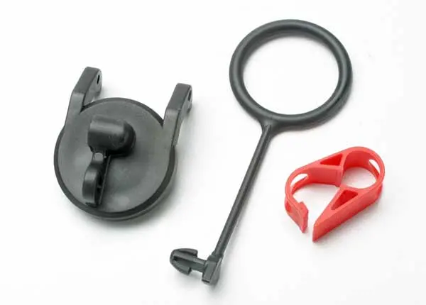 Traxxas Pull Ring, Fuel Tank Cap (1)/ Engine Shut-Off Clamp (1) (5367) 1