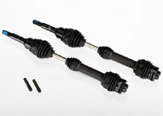 Traxxas Driveshafts, Front, Steel-Spline Constant-Velocity (Complete Assembly) (2) (6851R) 1