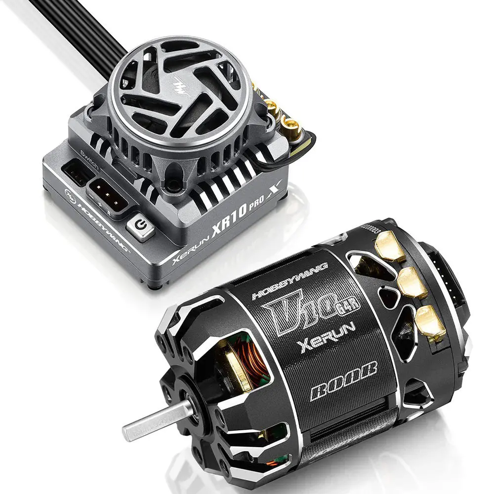 Hobbywing: Xr10 Pro G3x Esc + V10 G4r 17.5T Spec Motor Combo (Hwi38020455) 1