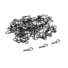 Integy Bent-Up Body Clips 1/10 Short Course & Monster Trucks (10) (C23214blk) 1