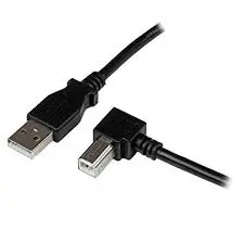 Friendly Hobbies Usb 2.0 A Male To Right Angle B Male  Cable 9Ft (3Mm) 1