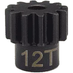 Hot Racing Short Steel Pinion Gear 12T (Csg32x12) 1