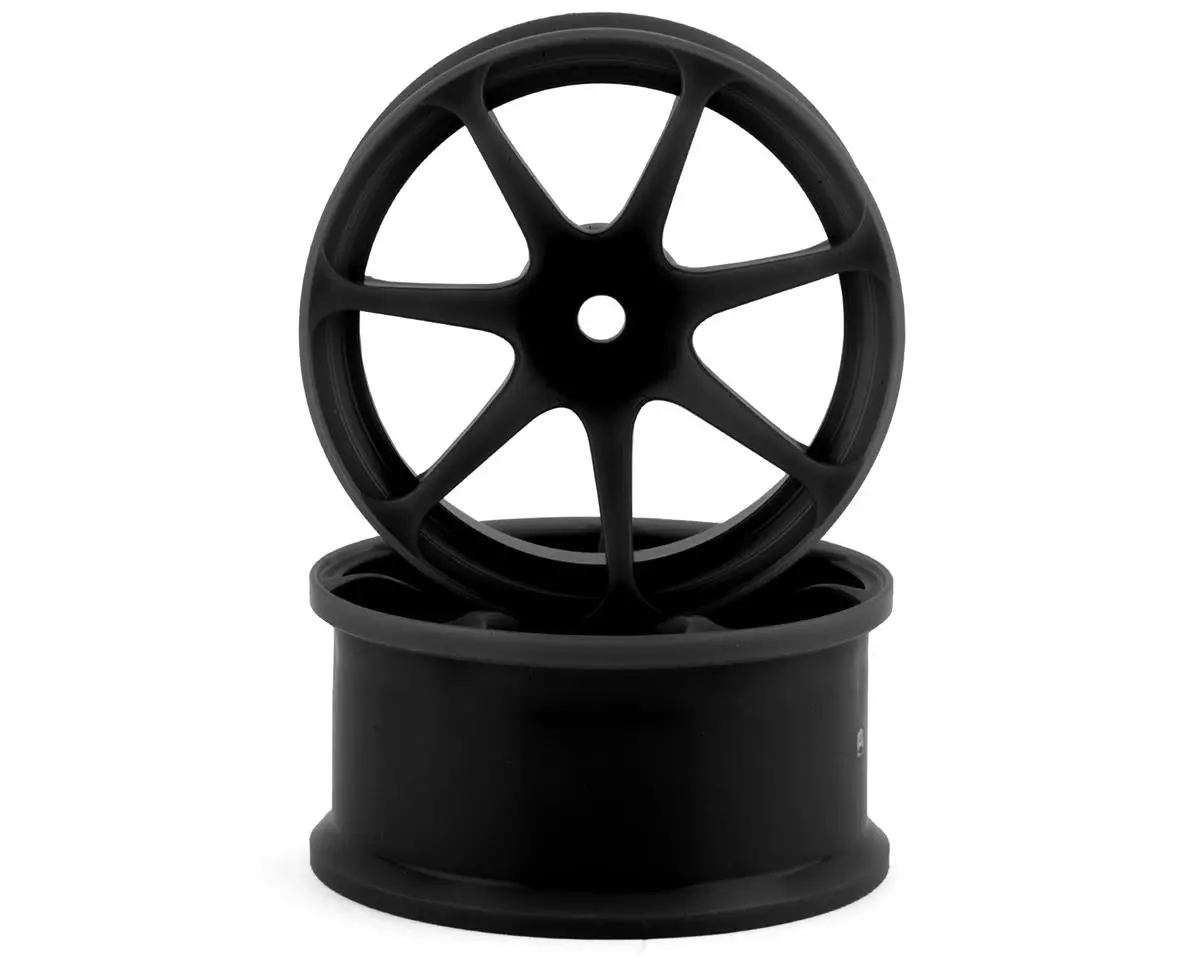 Integra Avs Model T7 Super High Traction Drift Wheel (Black) (2) (8Mm Offset) W/12Mm Hex (Iw-3208Bk) 1