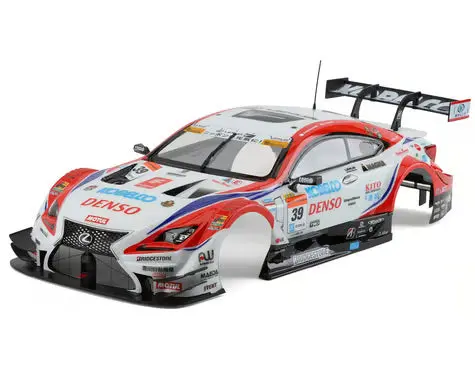 Killerbody Denso Kobelco Sard Rc F Pre-Painted 1/10 Touring Car Body (White/Red) 1