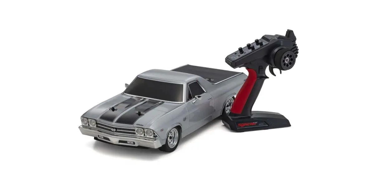 Kyosho: Fazer Mk2 Fz02 1969 Chevy El Camino Ss 396, Type 2 Cortez Silver, 1/10 Electric 4Wd (Kyo34419t2) 1
