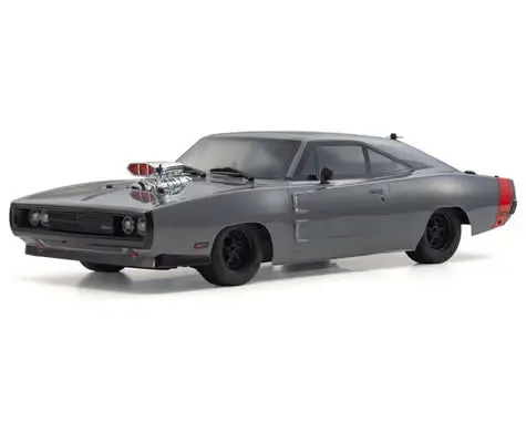 Kyosho Ep Fazer Mk2 Fz02l Ve 1970 Dodge Charger 4Wd 1/10 Rtr Touring Car W/Syncro Kt-231P+ 2.4Ghz Radio (Grey) 1
