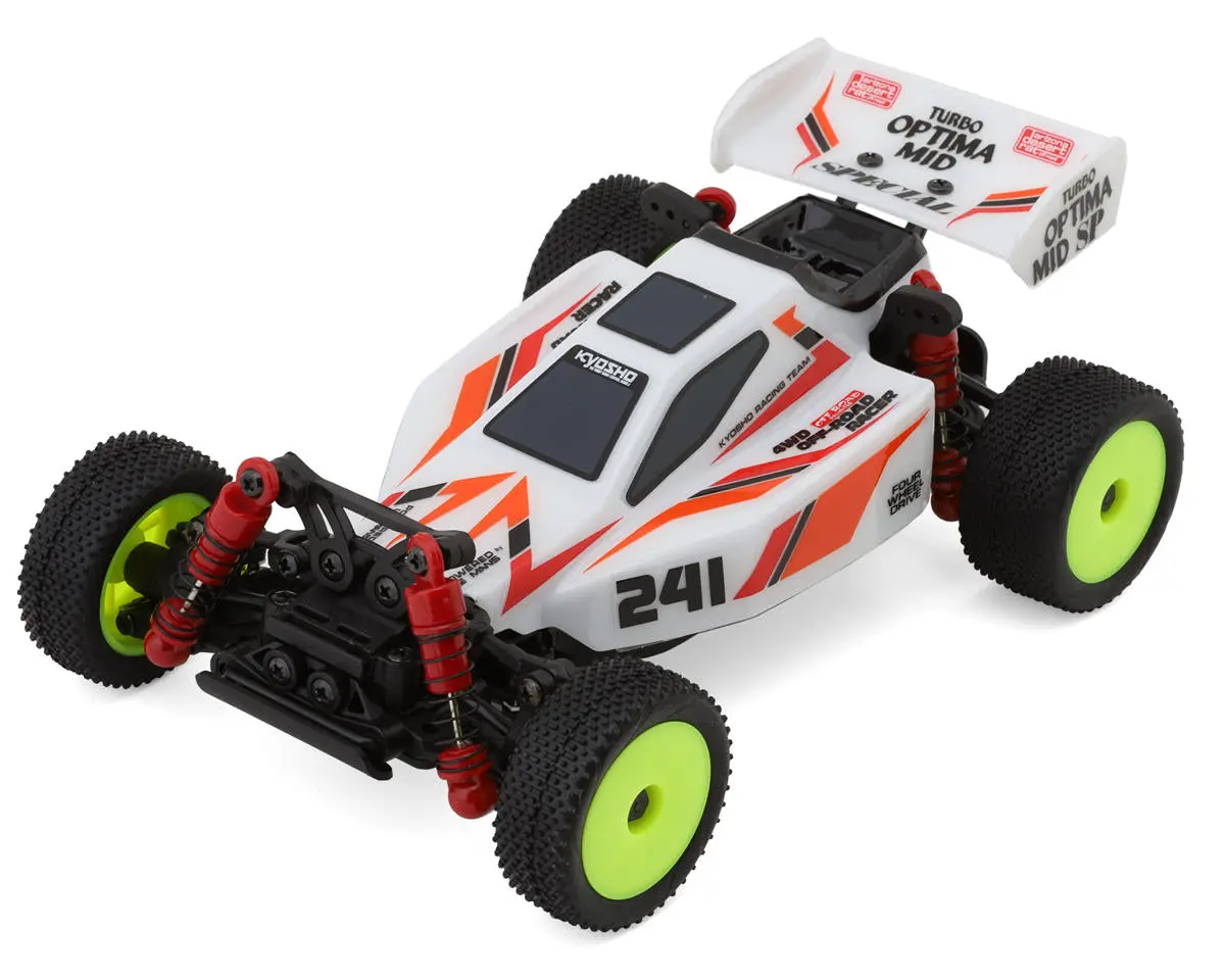 Kyosho Mb-010Ve Mini-Z Buggy Turbo Optima Readyset (White) W/2.4Ghz Radio (32095W) 1