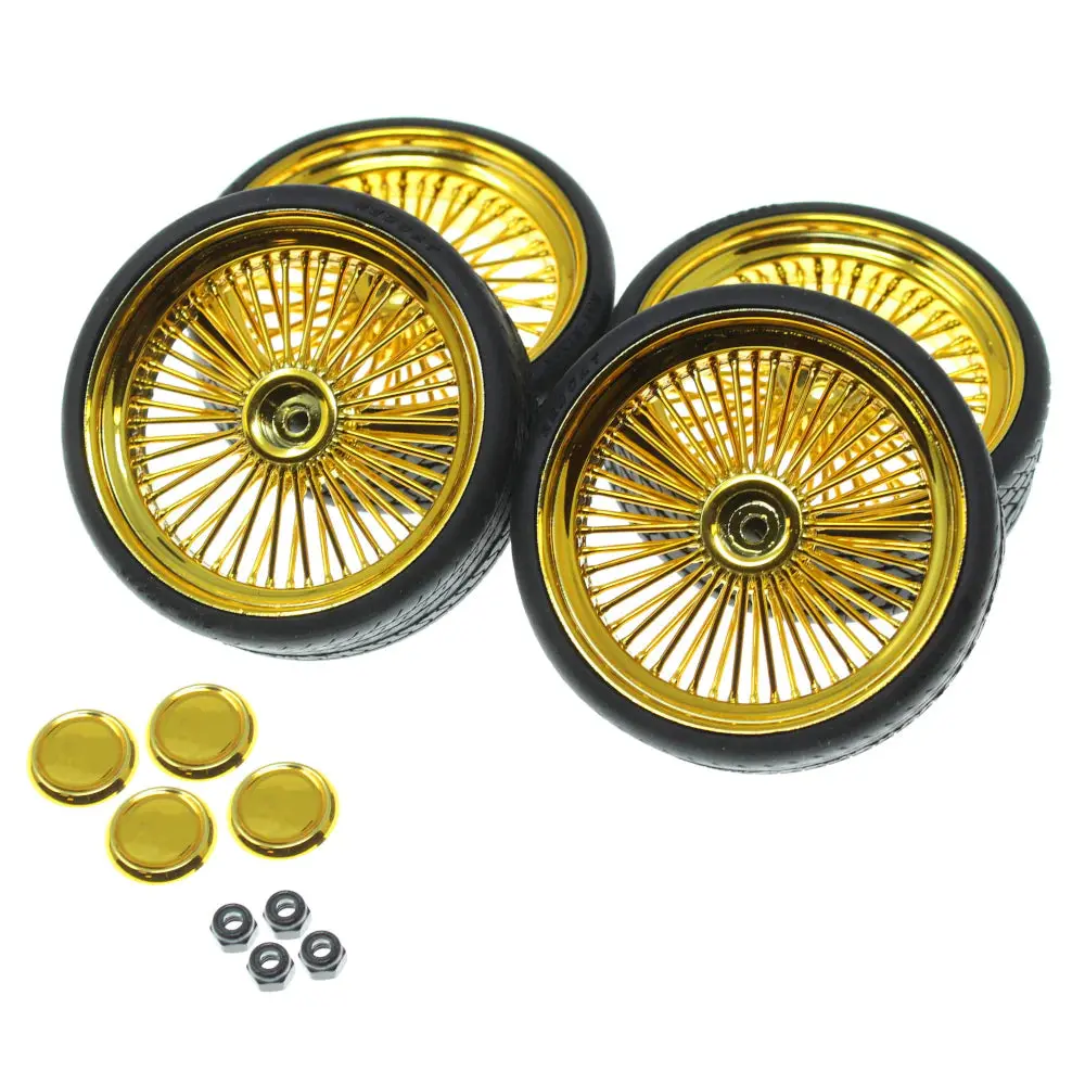 Redcat Gold 26” Wire Wheel & Tire Set (Rer19793) 1