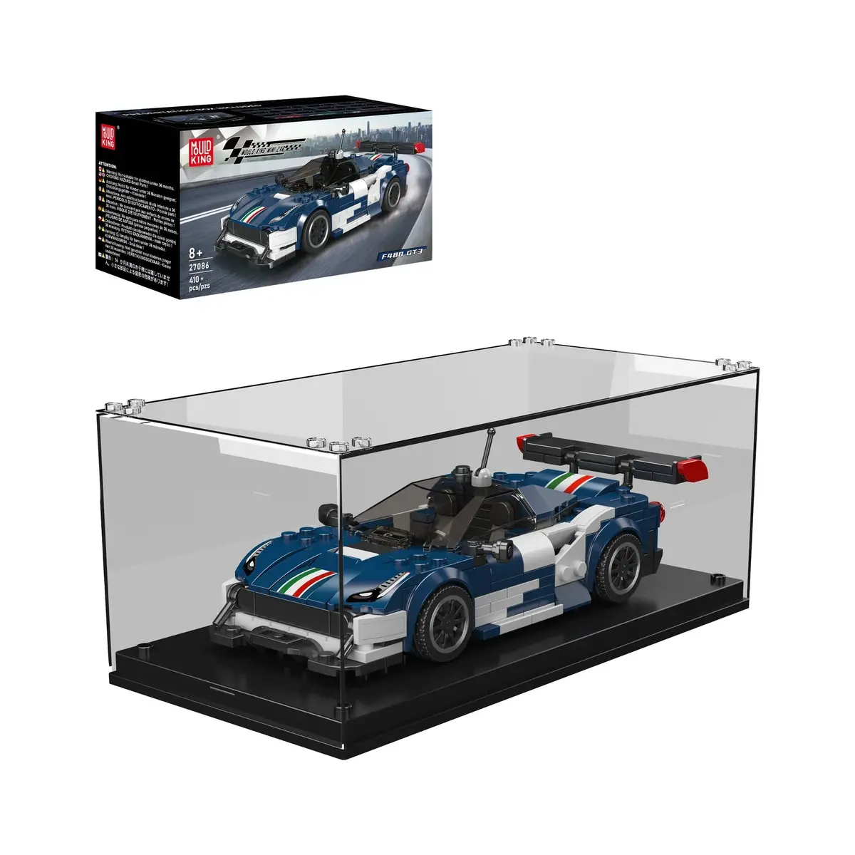 Mould King 27086 F488 Gt3 Supercar Model Building Set | 410 Pcs 1