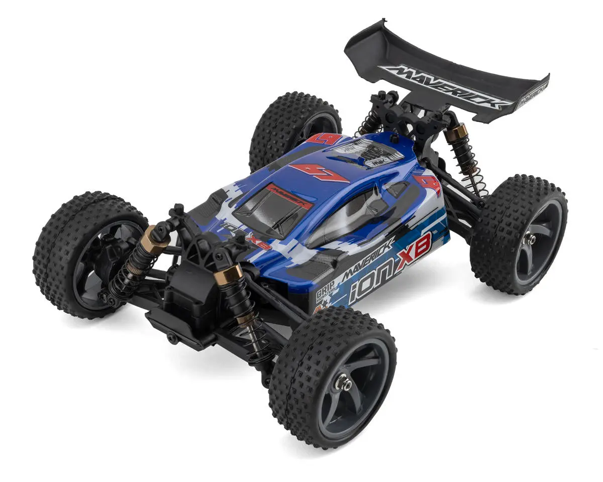 Maverick Ion Xb 1/18 Rtr Mini 4Wd Off-Road Electric Buggy W/2.4Ghz Transmitter, Battery & Charger (Mvk12807) 1