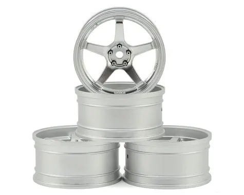 Mst Gt Wheel Set (Chrome/Matte Silver) (4) (Offset Changeable) 1