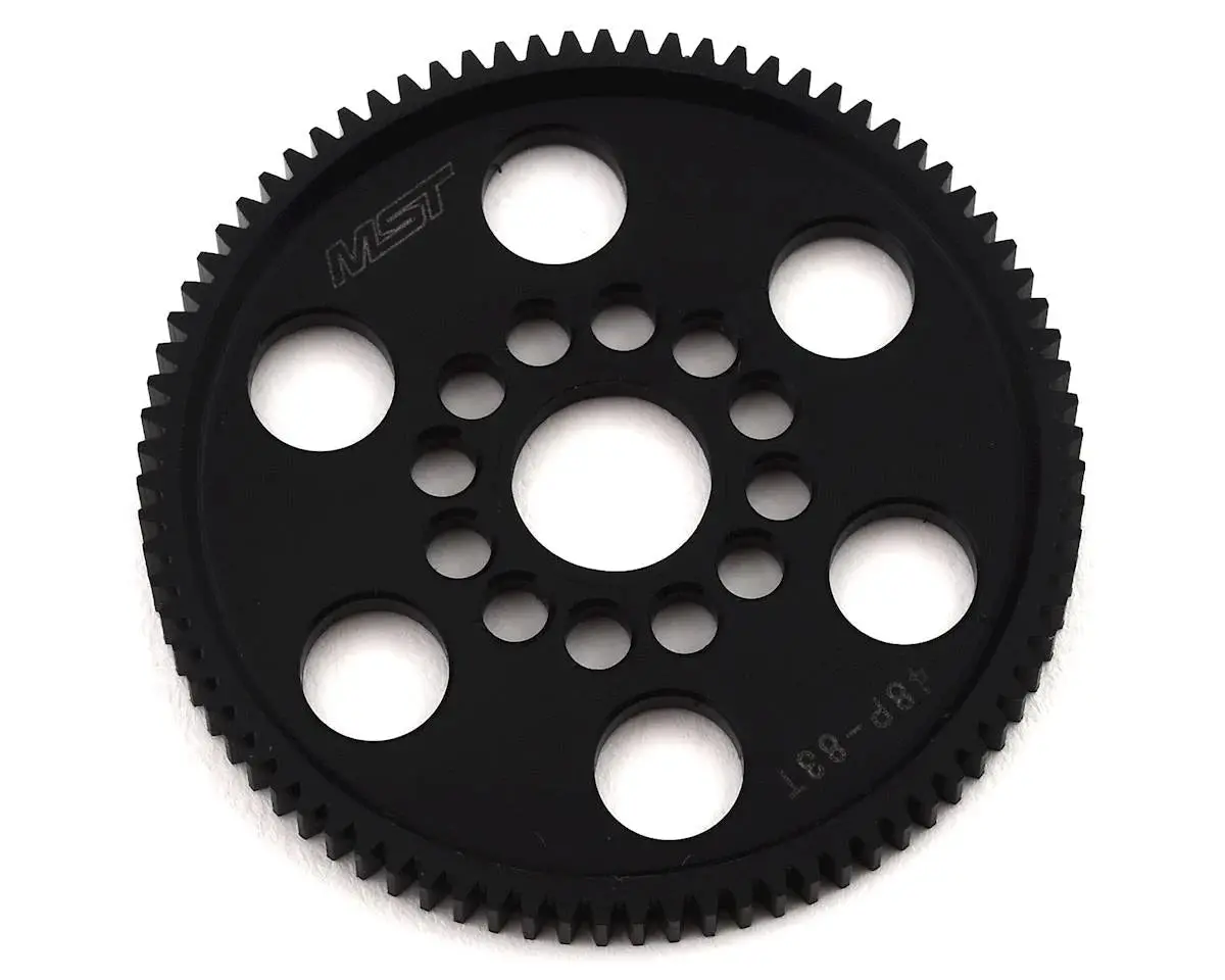 Mst 48P Machined Spur Gear (83T) (Mxs848083bk) 1