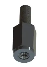 Nylon Standoff M3x8+6 1
