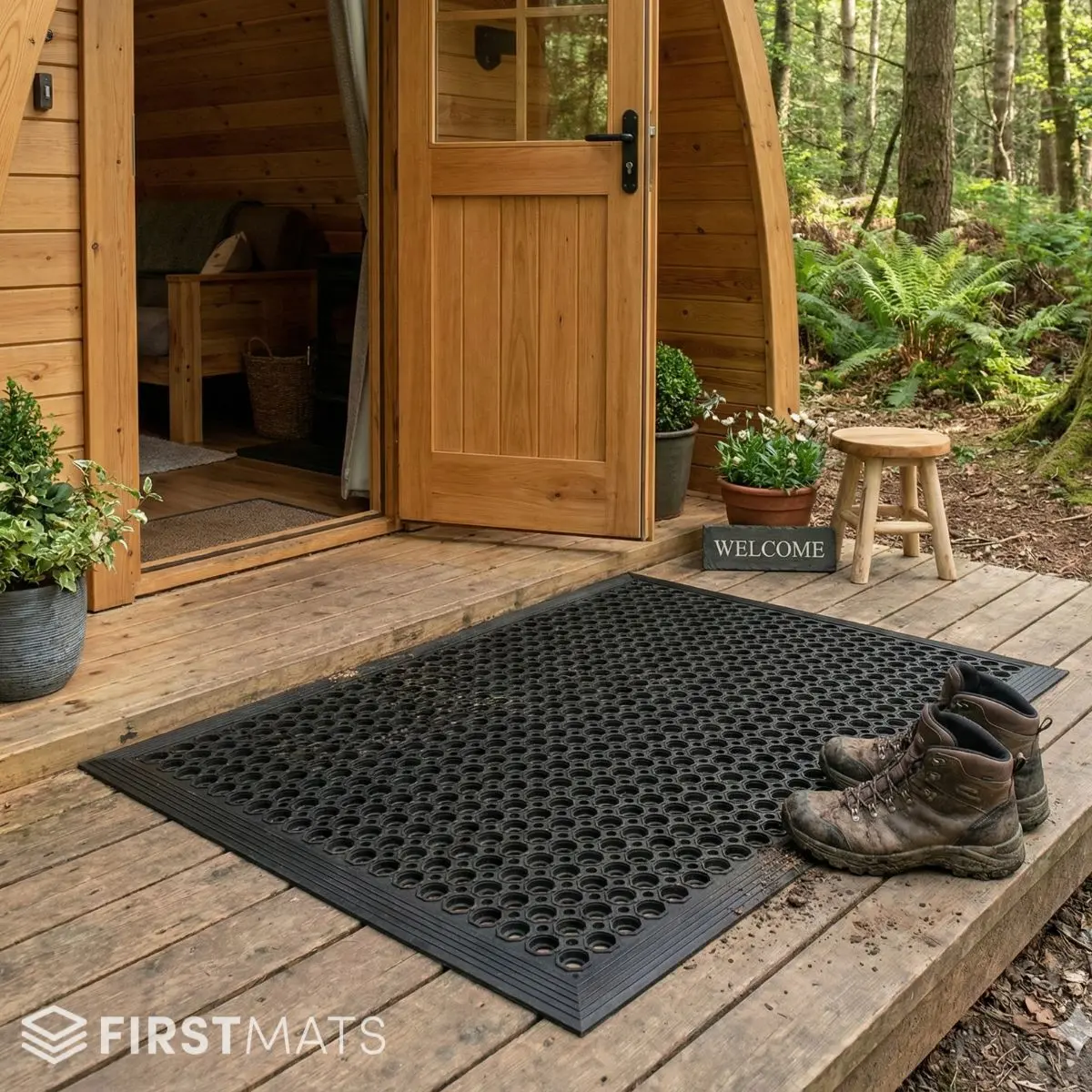 Outdoor Lodge And Glamping Pod Mat 1