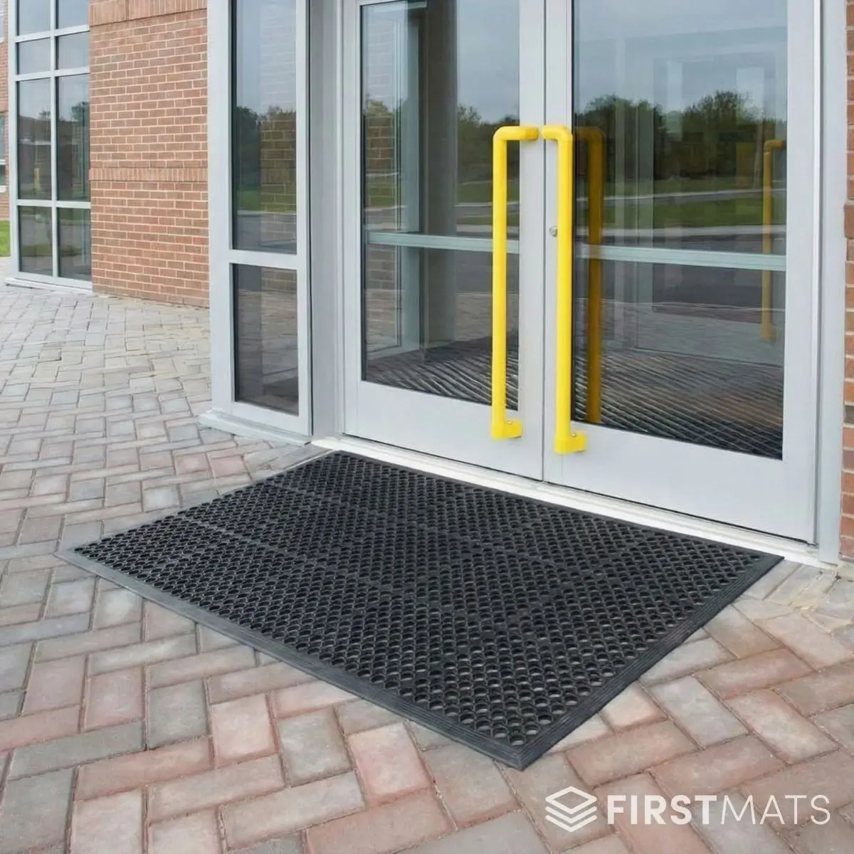 Outdoor Rubber School Entrance Mat 1