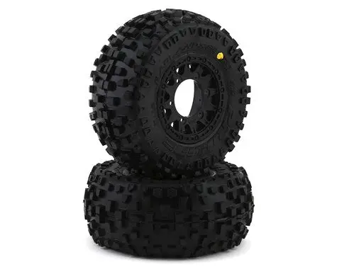 Pro-Line Badlands Sc 2.2/3.0 Tires W/Raid Wheels (Black) (2) (M2) W/12Mm Removable Hex (Pro118210) 1