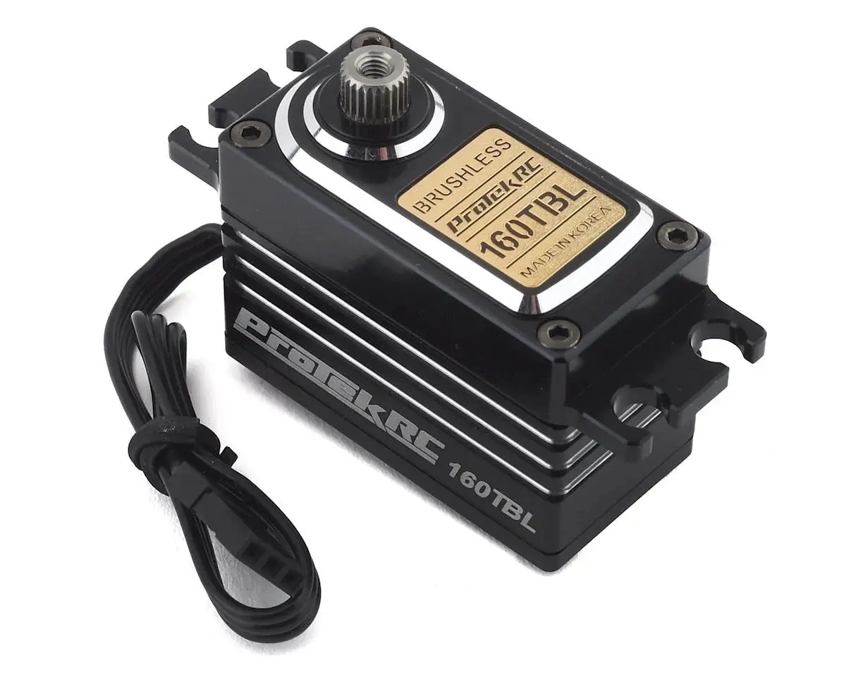 Protek Rc 160Tbl "Black Label" Low Profile High Torque Brushless Servo (High Voltage/Metal Case) (Ptk-160Tbl) 1