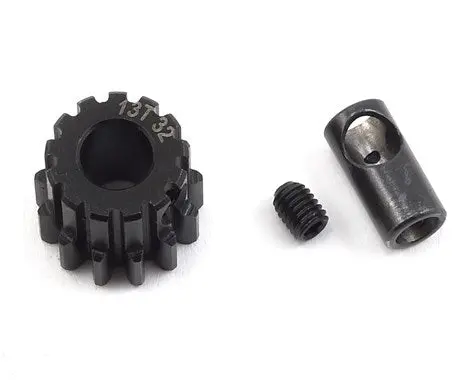 Protek Rc Steel 32P Pinion Gear W/3.17Mm Reducer Sleeve (Mod .8) (5Mm Bore) (13T) (Ptk-8056) 1