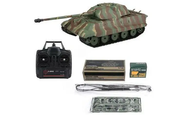 Heng Long 1:16 German King Tiger (Henschel) Rc Heavy Tank (3888A-1) 1