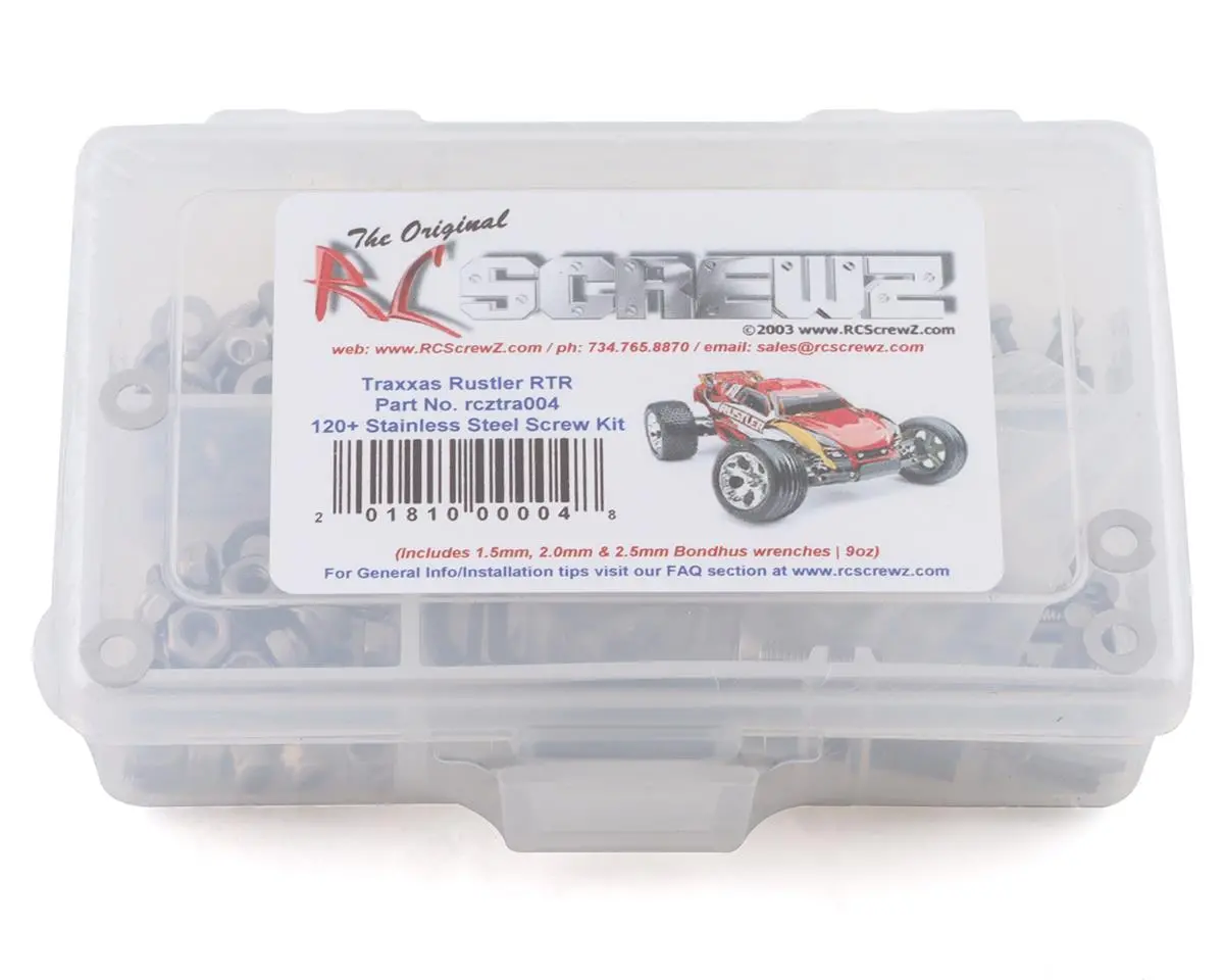Rc Screwz Traxxas Rustler Screw Set (Rcztra004) 1