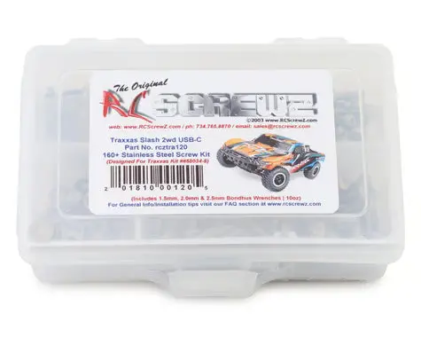 Rc Screwz Traxxas Slash 2Wd(Usb-C) Stainless Steel Screw Kit (Rcztra120) 1