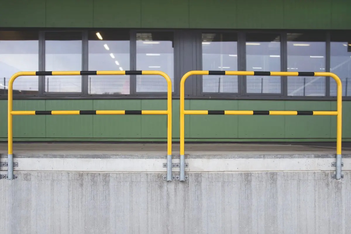 Removable Wall Mounted Pedestrian Safety Barrier 1