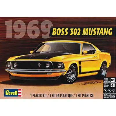 Revell 1/25 '69 Boss 302 Mustang (Rmx854313) 1