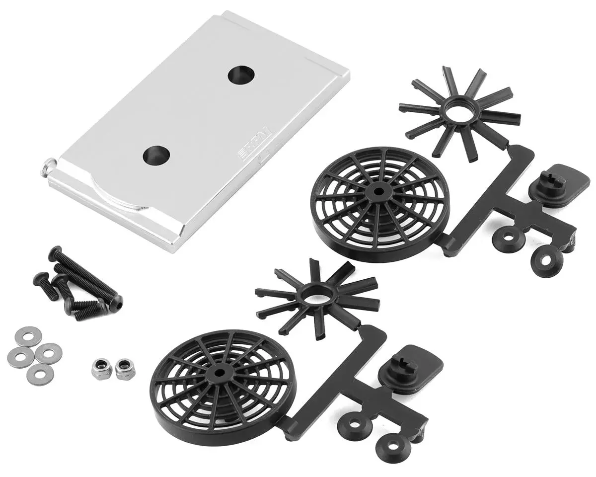 Rpm 1/10 Scale Mock Radiator & Fans (Rpm70780) 1
