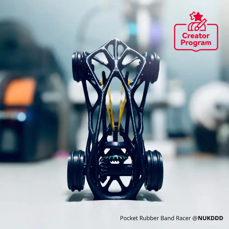 Bambu Pocket Rubber Band Racer Kit (Zh022) 1