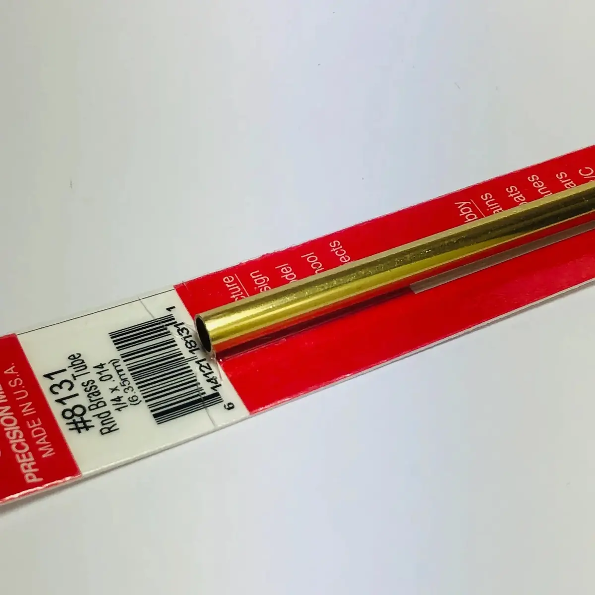 Round Brass Tube 1/4" Od X 12"(8131) 1