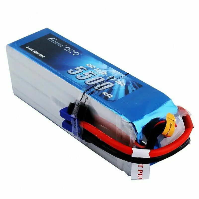 Gens Ace Lipo 5500Mh 22.2V 60C 6S1p Ec5 1