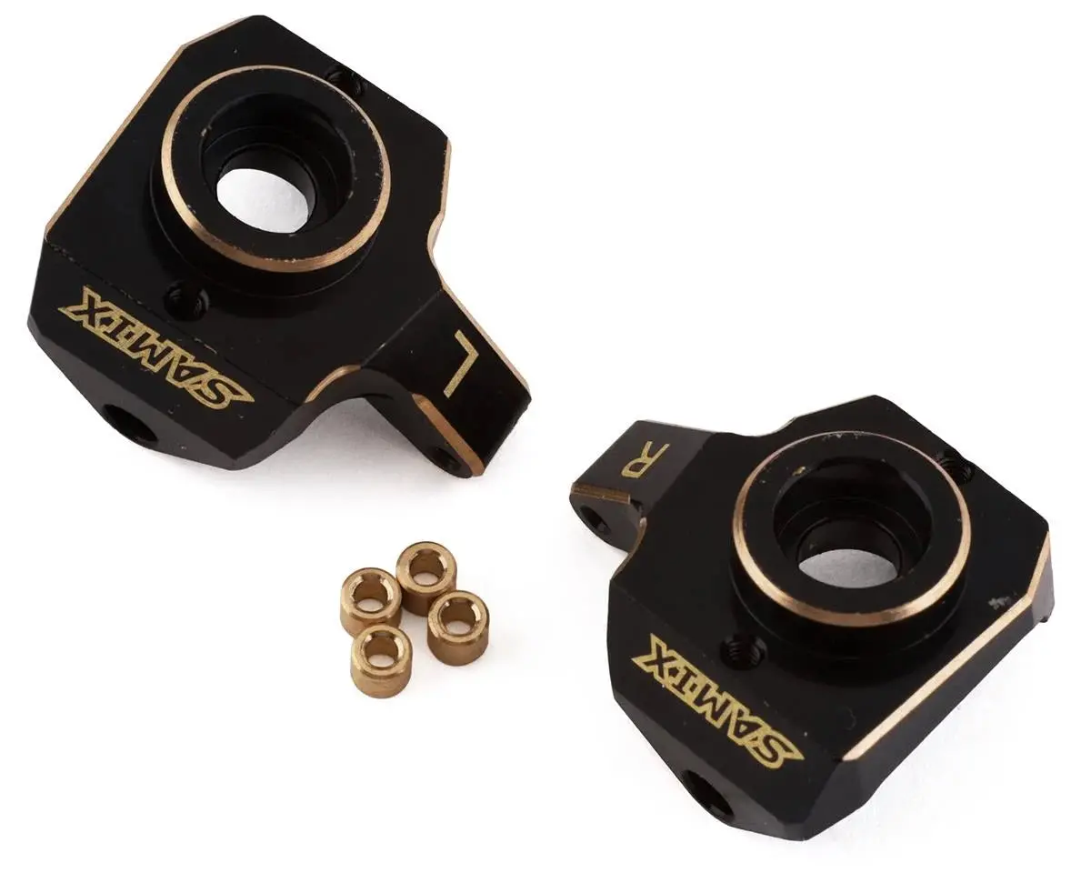 Samix Scx24 Brass Heavy Steering Knuckle Set 1