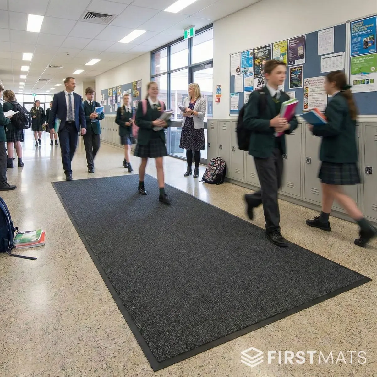 Made-To-Measure School Entrance Mat 1