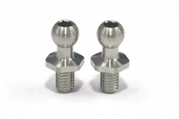 Reve D: Reve D Spm Titanium Rod End Ball L (4.3Mm, Screw Length 8.0Mm, 2 Pieces)(Rt-006La) 1