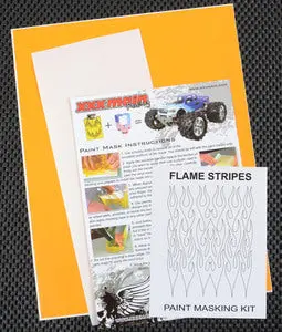 Xxx Main Racing Flame Stripes Paint Mask (M040l) 1