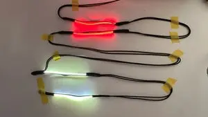 Flexstrip - Flexible Led Optics Light Kit. 2 X White And 2 X Red 1