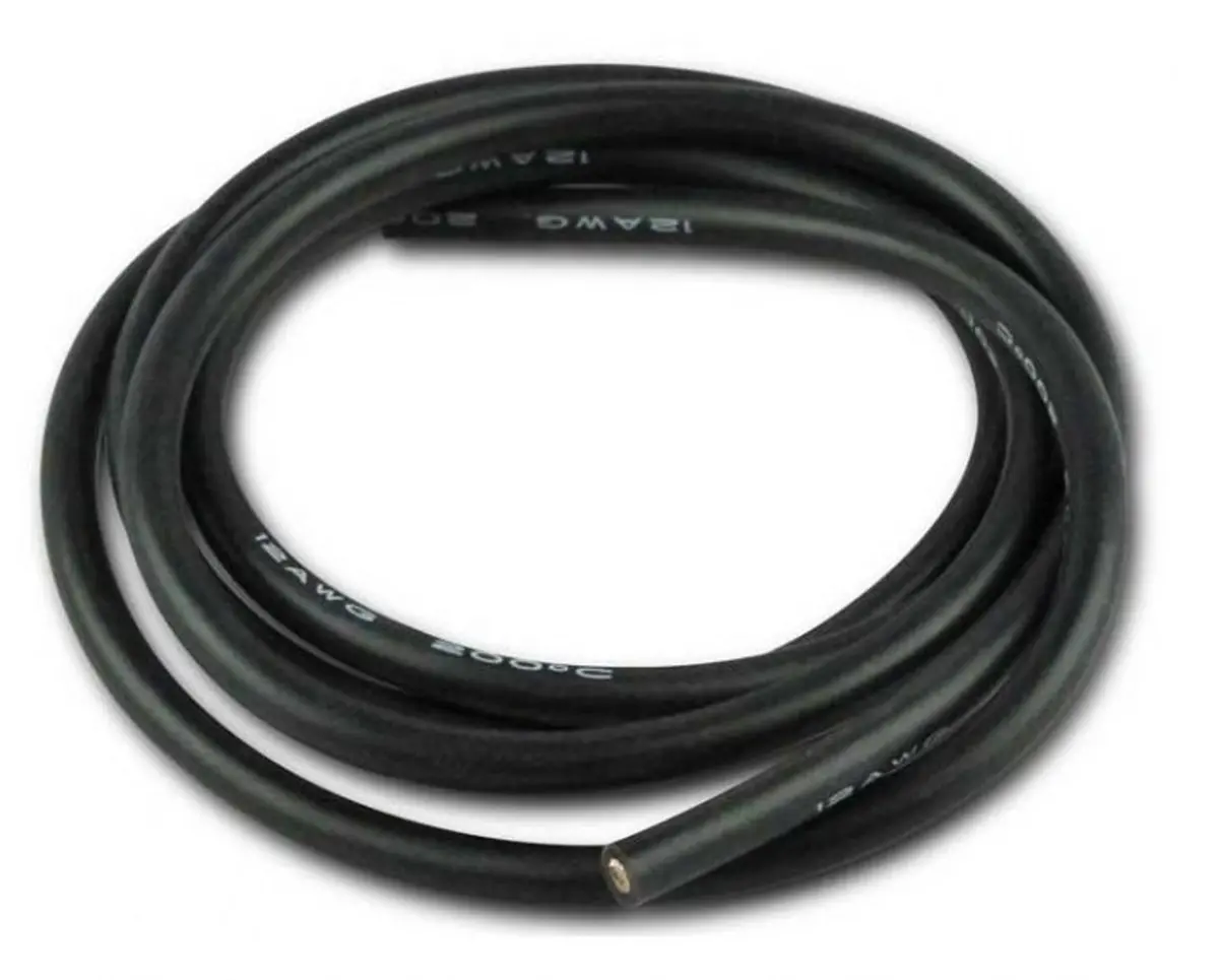 Friendly Hobbies Black/Red 12Awg Silicone Wire 1