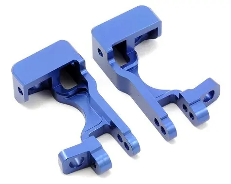 St Racing Concepts Aluminum Front C-Hubs (Blue) (Slash 4X4) (St6832b) 1
