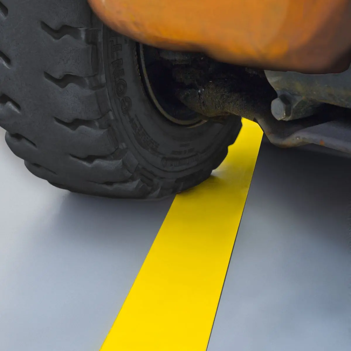 Steel Floor Tape For Forklift Truck Areas (75Mm X 1.5M) 1