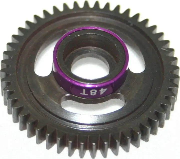 Hot Racing Steel Spur Gear (48T)(Purple) - 1/16 Traxxas (Svxs848) 1